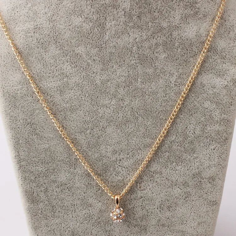 2016 простая модная Хрустальная подвеска с шариком Стразы длинные женские