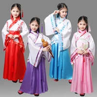 2018china hanfu dress christmas dance costumes for kids traditional chinese tang ancient costume classical children kid girls
