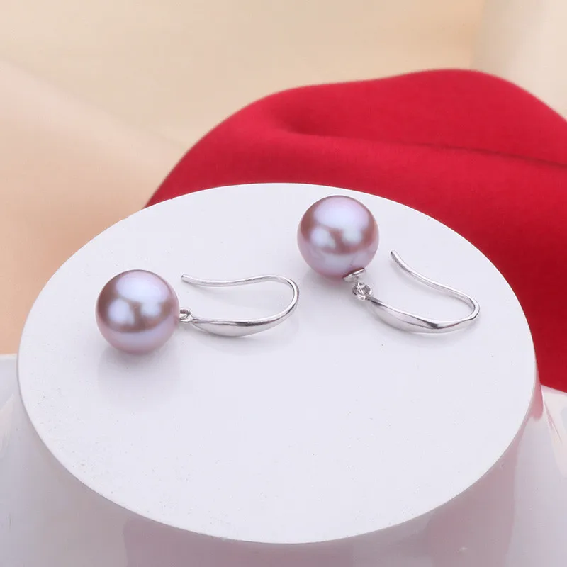 Сверкающие серьги-капли из натурального жемчуга 3 цвета серьги для женщин модный