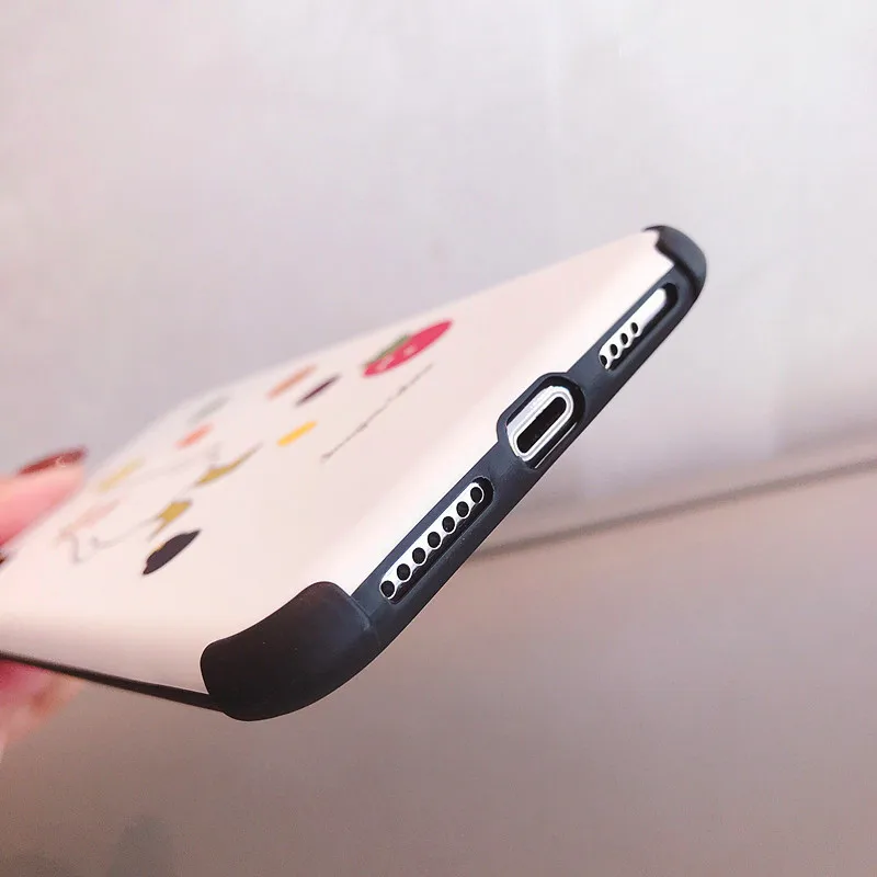 Funny Happy Duck Phone Case For iphone XS Max XR X 6 6s 7 8 plus Cases MAX Cover Cartoon Soft Copa |