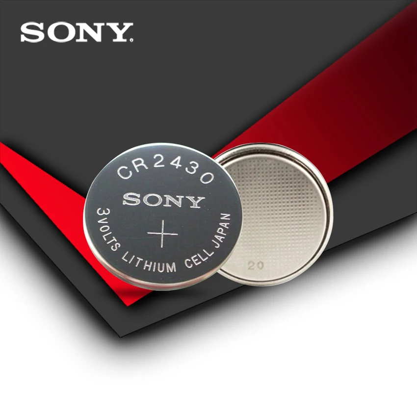 2 шт./лот Sony 100% оригинал CR2430 CR 2430 3 в литиевая кнопка батарея для монет батареи