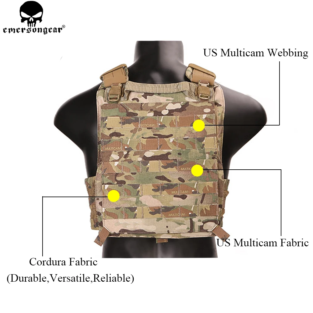 Жилет EMERSONGEAR Molle 420 Охотничий военный Пейнтбольный тактический жилет нагрудный