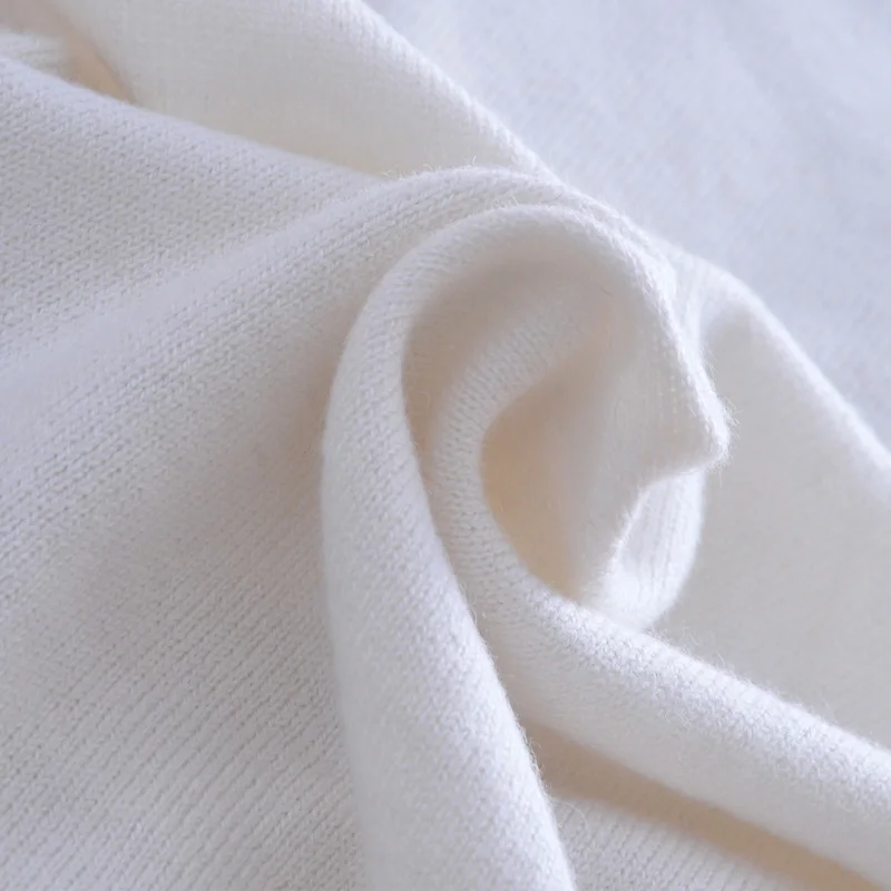 Sparsil Women's Spring Turtleneck Pullover Full Sleeve Soft Elegant Cashmere Blend Knitwear | Женская одежда