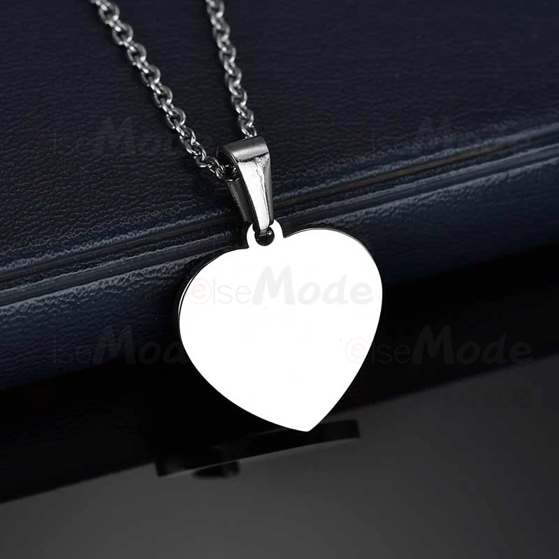 ELSEMODE хит продаж подвеска в виде сердца ожерелье из нержавеющей стали надпись Love