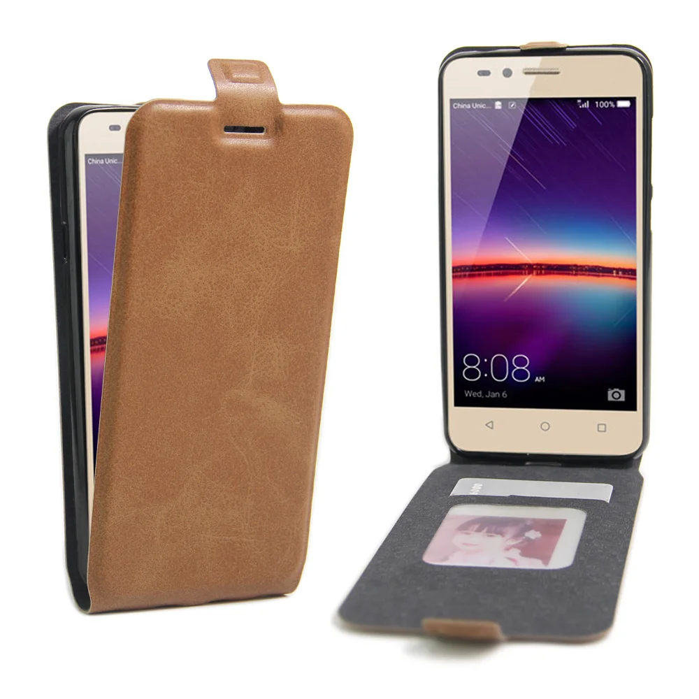 Чехлы для телефонов Huawei Y3 II 4 5-дюймовые Carcasa Funda откидные чехлы из искусственной