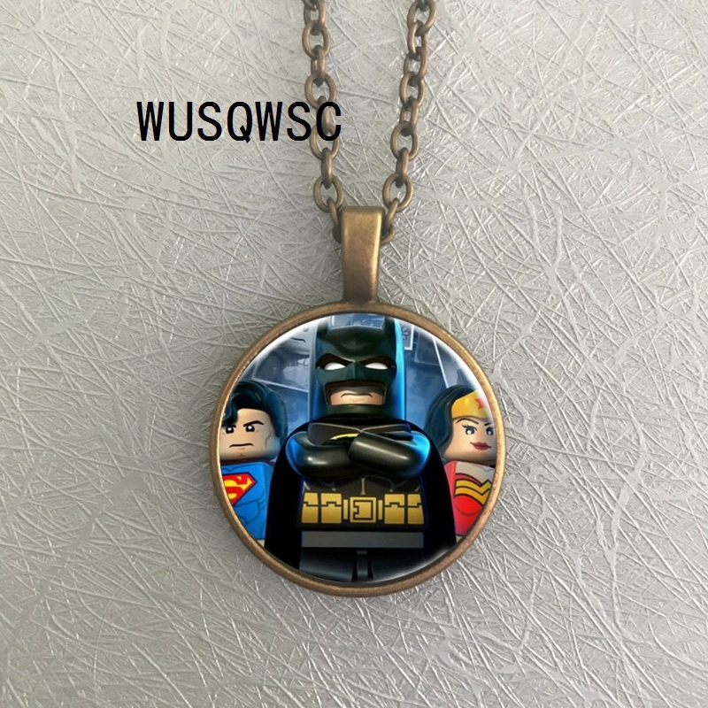 WUSQWSC/Лидер продаж 2018 года Новая мода! Бэтмен вдохновил супергероя Колье Ожерелье