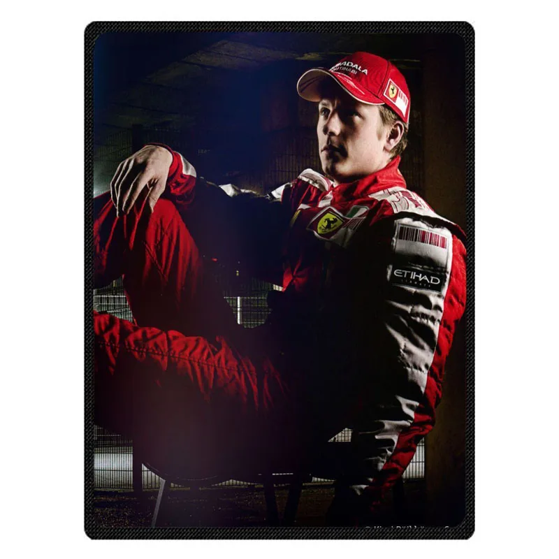 Новые Kimi Raikkonen Детские летние одеяла Aircon мягкие толстые фланелевые флисовые