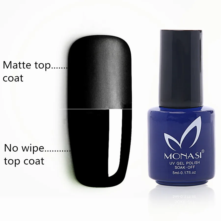 MONASI высшее качество для здоровья без протирания верхнее покрытие лак ногтей