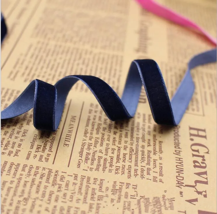 10 ярдов/партия 3/8 "(10 мм) бархатная лента тесьма для рукоделия ленты diy
