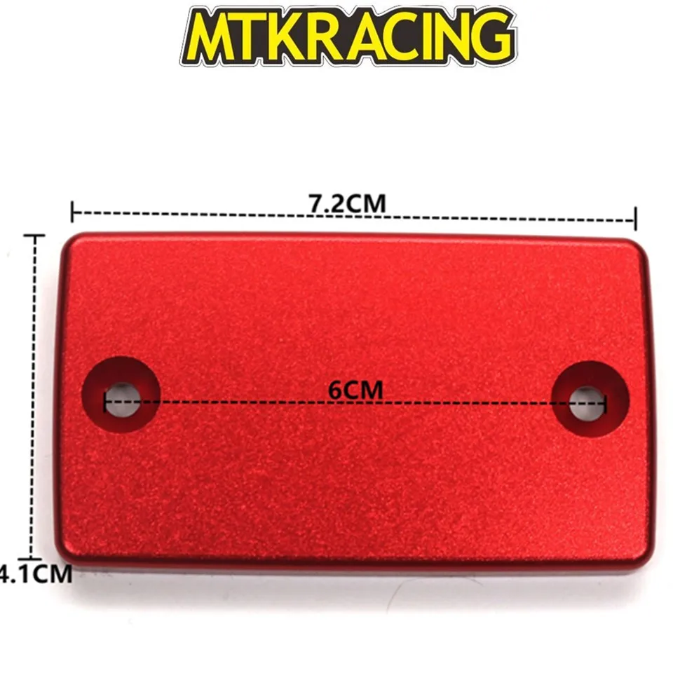 MTKRACING для SUZUKI GSR 600 2006-2011 GSR 600F 1993-2006 2 шт мотоциклетный алюминиевый бачок тормозной жидкости для переднего колеса Крышка GSR600