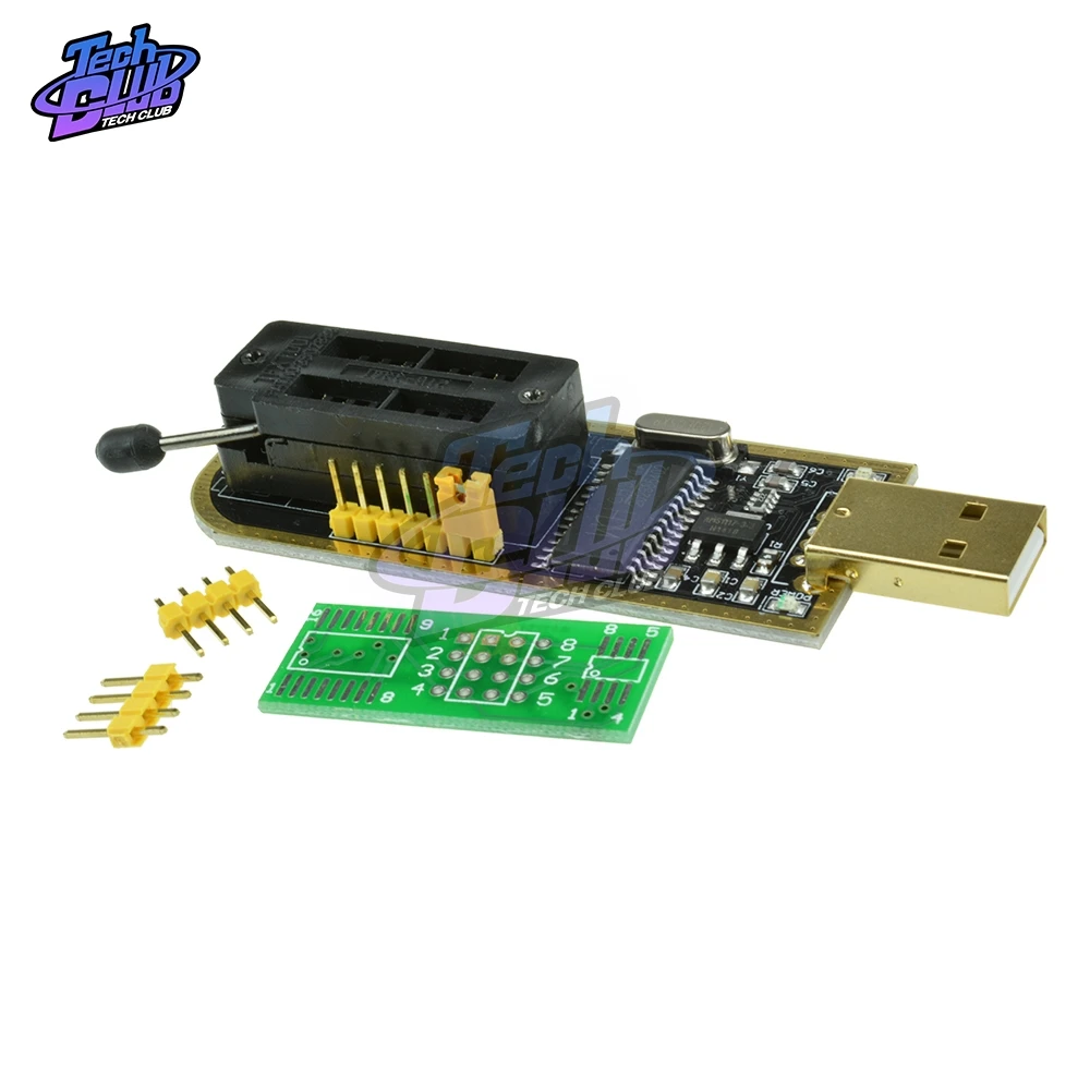 Программатор USB WCH341A серия 24 EEPROM Writer 25 плата флэш BIOS SPI модуль для TTL 5 3 В Драйвер