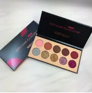Beauty Glazed Pro Makeup Glitter Matte Eyeshadow Cosmetic Shimmer Pigment Loose Powder Nude Eye Shadow 10 Colors |