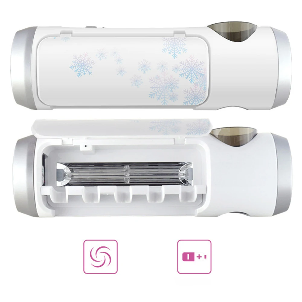 Ультрафиолетовый стерилизатор для зубной щетки семья из четырех