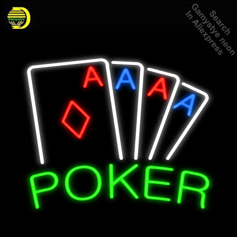 Купить неоновые вывески для вашего казино покерная игровая комната стеклянная