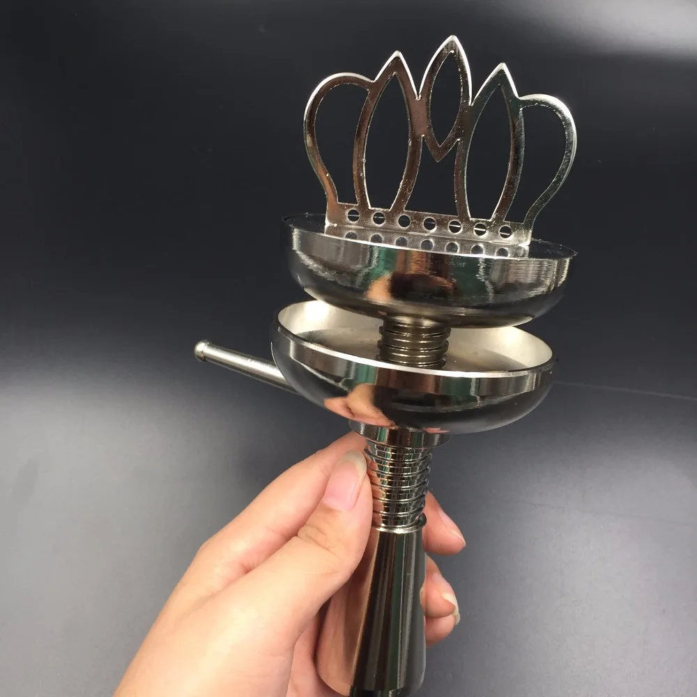 Корона на голову чаша держатель для угля угольная горелка, наргиле, водопроводная труба для кальян chicha табак, сигареты дыма