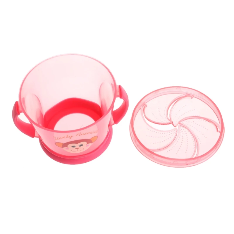 

Soft Food storage cup Children Baby Snack Box Container Leak Proof Spilled Snack Cup
