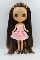 free shipping big discount rbl 331 diy nude blyth doll birthday gift for girl 4colour big eye doll with beautiful hair cute toy