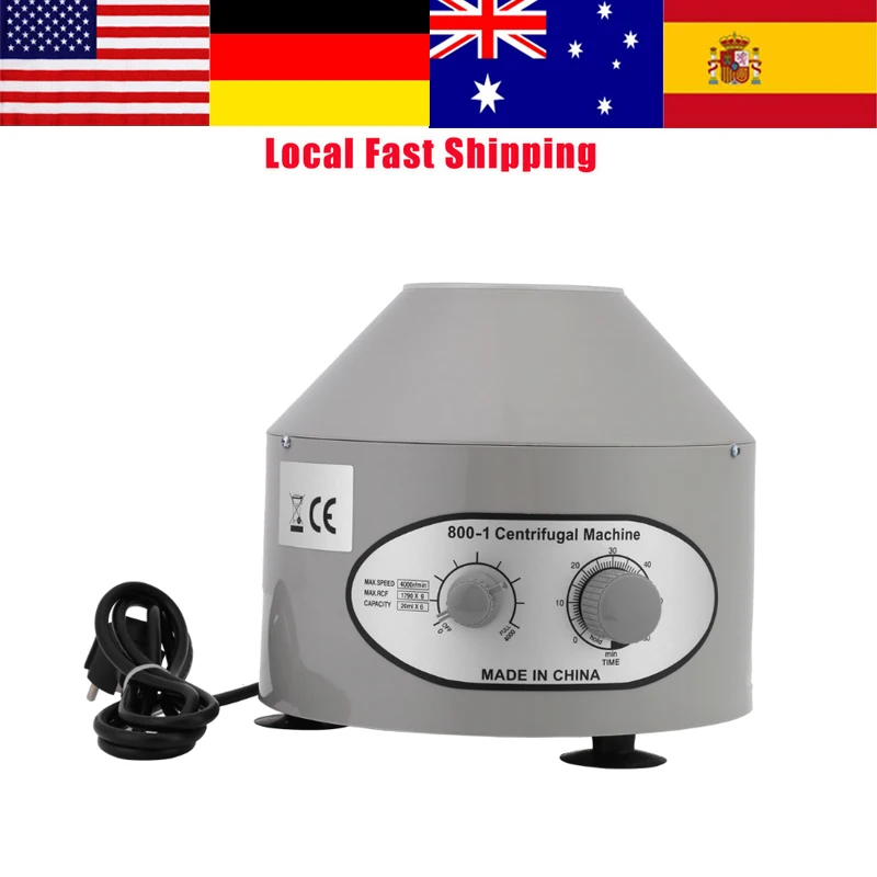 1 шт. настольная электрическая лабораторная Центрифуга Лабораторная медицинская