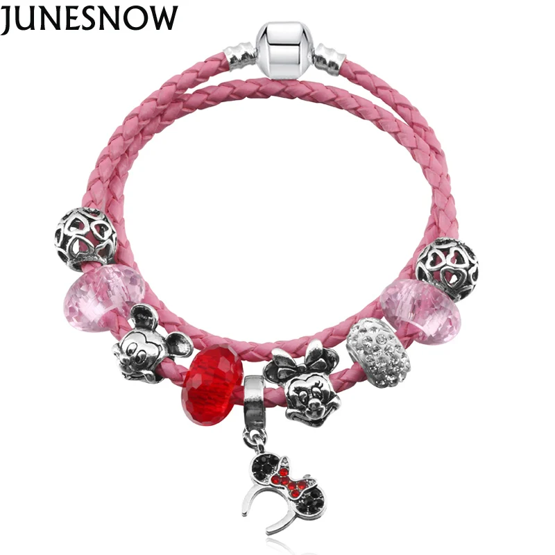 JUNESNOW 4 вида цветов хит продаж очаровательные браслеты и браслет ветряная