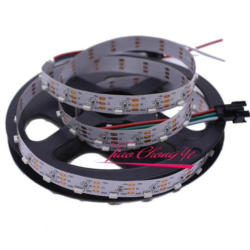 2 м 48 Светодиодный/M S Тип адресуемый WS2812 SK6812 светодиодный пиксельный RGB полосы