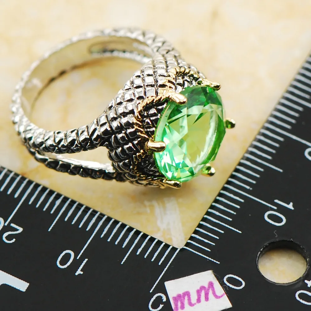Peridot 925 стерлинговое серебро высшего качества модные ювелирные изделия