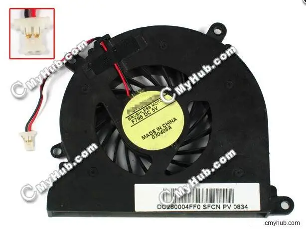 Новинка для HP DV4 Compaq CQ45 CQ41 CQ40 Φ DC280004FS0 486844-001 DC280004FF0 семейный вентилятор DC280004FD0 |