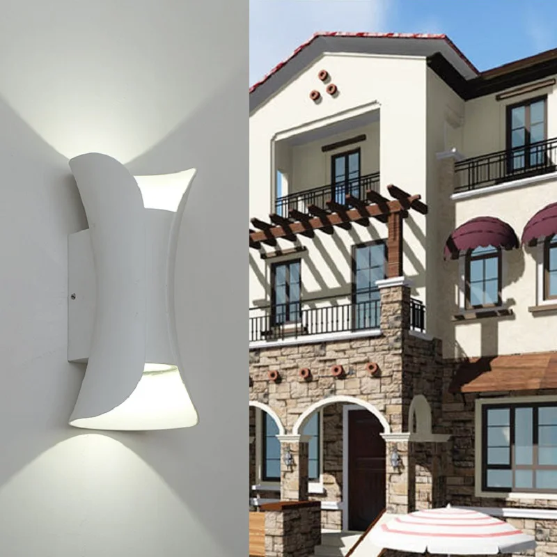 LED Outdoor Indoor Wall light 10W Aluminium IP65 Waterproof Porch Lights Garden Exterior Lighting Fixtures for deco | Лампы и