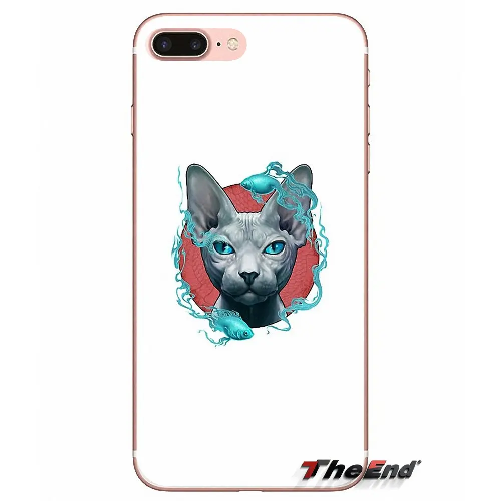 Аксессуары чехлы для телефонов Xiaomi Mi6 Mi 6 A1 Max Mix 2 5X 6X Redmi Note 5 5A 4X 4A A4 4 3 Plus Pro sphynx cat |