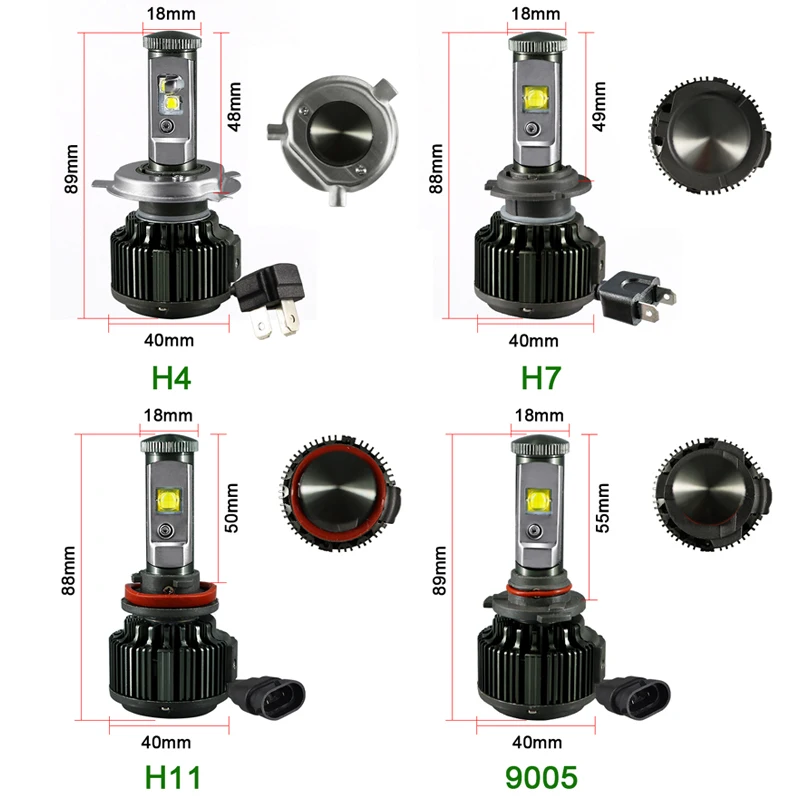Hlxg V16 турбо светодиодный рабочий светильник 3600lm H4 hi/lo H7 H11 9005 9006 HB4 HB3 все в одном автомобиле светодиодный головной светильник H8 H9 автомобильные лампы