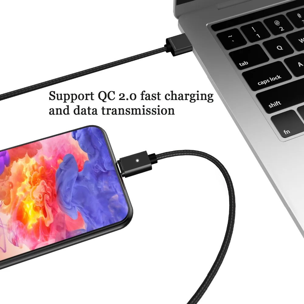Магнитный кабель USB Type C для телефонов iPhone Android|Кабели мобильных телефонов| |