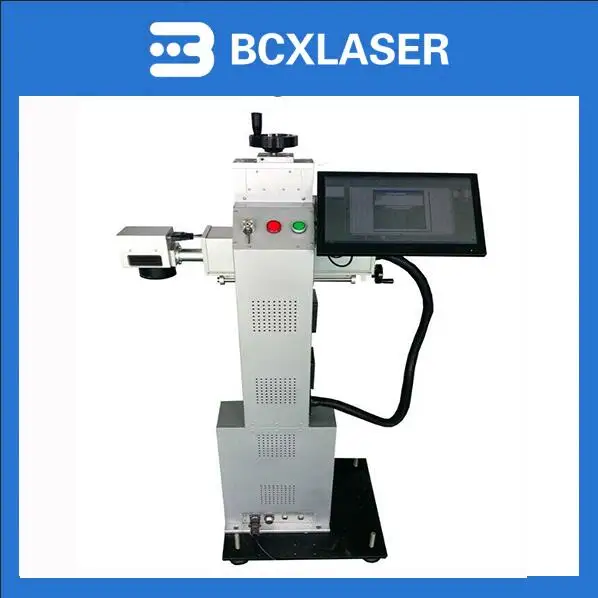 Online Flying type Laser Marking Machine 10W 20W 30 W 40W Plastic Cloth Jeans Cable Other Non-metal Materials CO2 RF