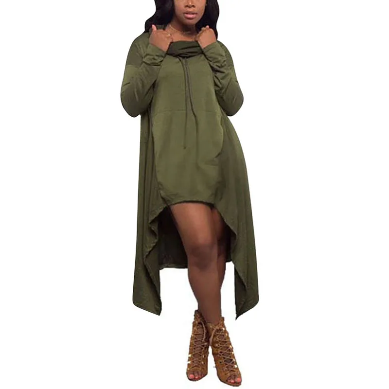 

Women Long Sleeve Hooded Sweatshirt Ladies Loose Casual Long Tops Blouse T-shirt