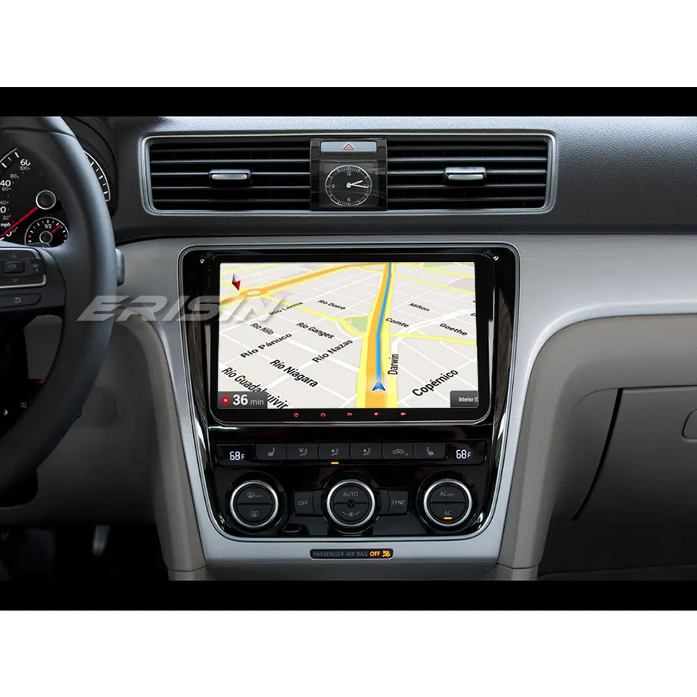 Erisin ES2991V 9 &quotАвтомобильный мультимедийный плеер авто радио Android 0 DAB + DVR OBD GPS для VW