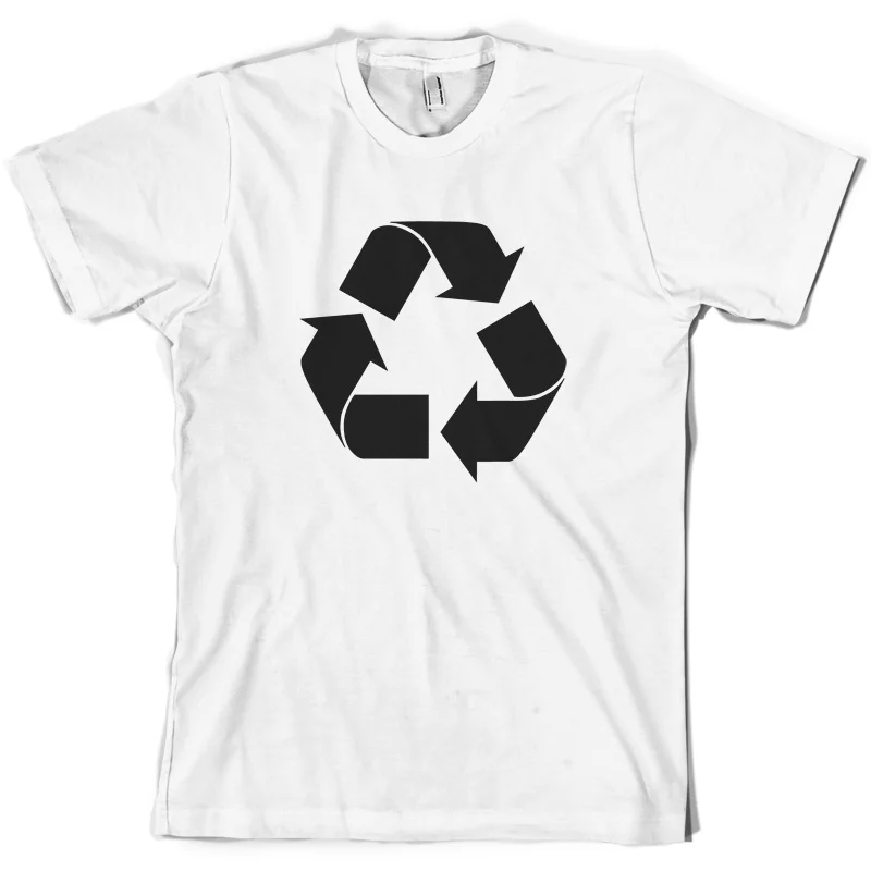 Recycling Symbol Мужская футболка 10 цветов Recycle Gift ClothingMen'S футболки в летнем стиле