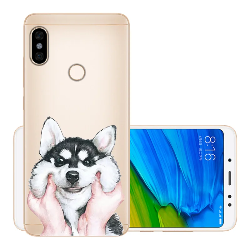 Чехол для Xiaomi Redmi Note 5 мягкий силиконовый чехол Pro 4G + 64G|Бамперы| |