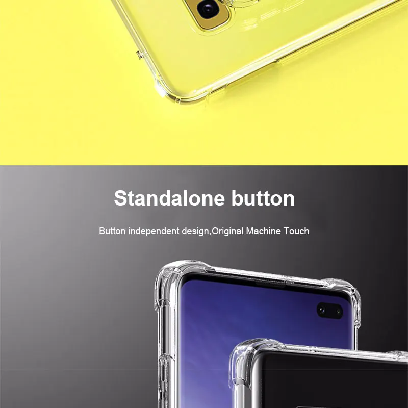 HUKU 3D прозрачный чехол для телефона для samsung Galaxy S10 S9 S8 Plus S7 S10e Note 10 8 9 чехол s Мягкий ТПУ силиконовый чехол для samsung S10+ S9