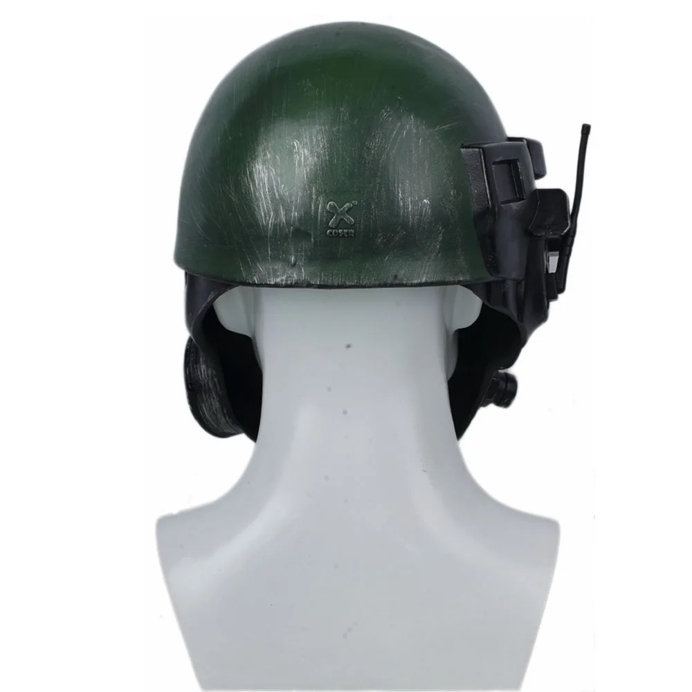 XCOSER Fallout 4 Veteran Ranger Helmet Game Cosplay Head Headwear Riot Armor Halloween Party Cosplay Costume Props For Adult images - 6