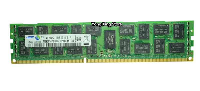 Серверная память Samsung DDR3 4 ГБ 8 16 1333 1600 1866 МГц ECC REG 12800R 14900R RIMM RAM X58 X79|Оперативная