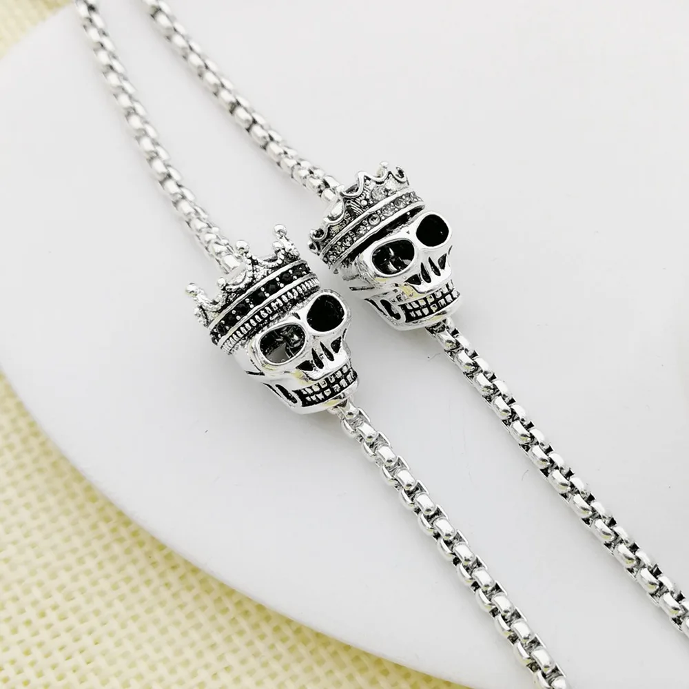 Браслеты Thomas Skull King & Queen с короной и узором сделай сам бусины подходят для