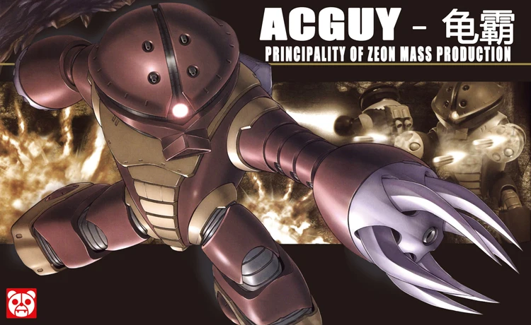

BEARMO Builders Model Building Kits: ZEON Production Acguy Gundam 1:144 Scale Full Action Plastic Kit Assemble Model Best Gifts