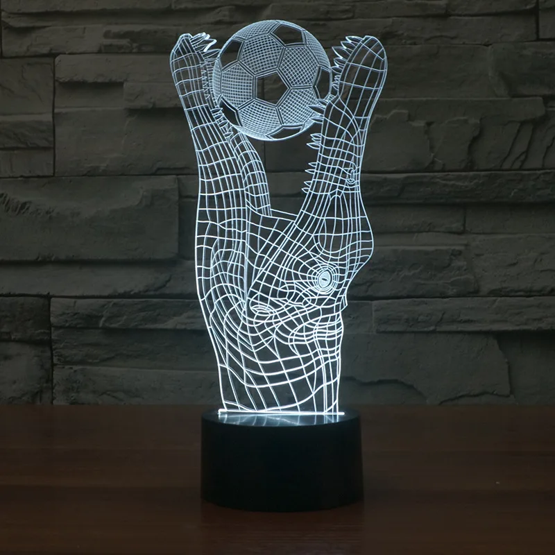 Крокодил Bite Ball настольная лампа для спальни креативный студенческий подарок 3d
