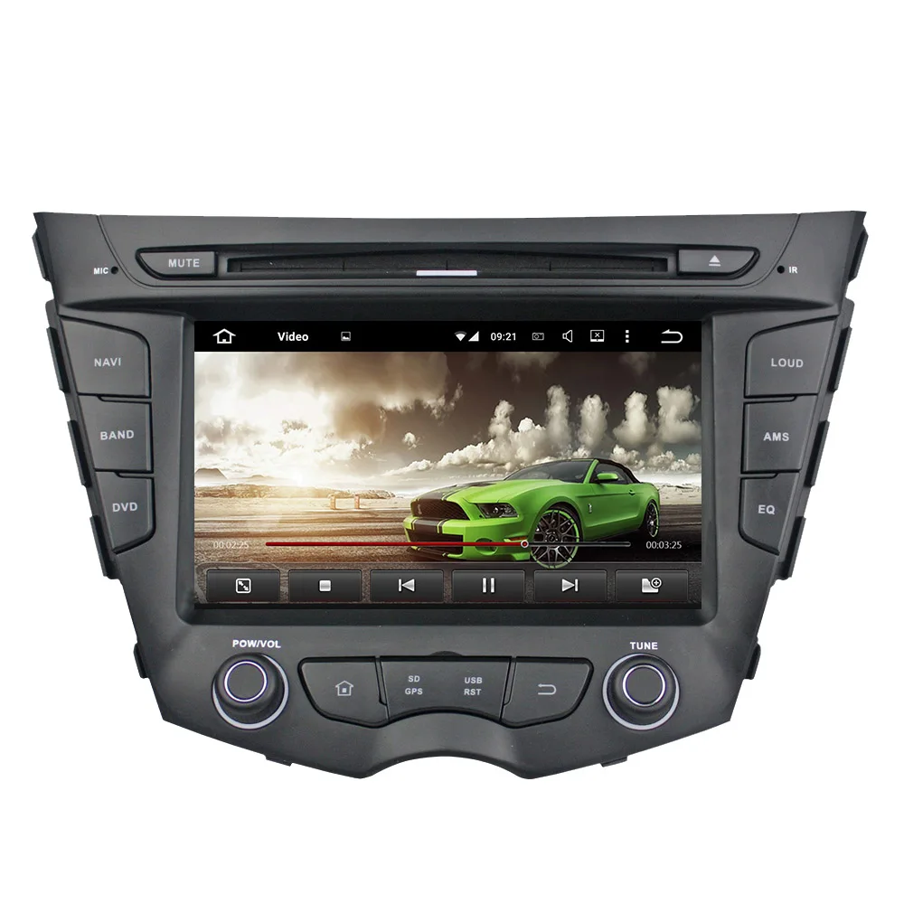 KLYDE 8 ядер 7 &quot2 Din Android 0 Автомобильный мультимедийный плеер для Hyundai Veloster DVD 32 ГБ