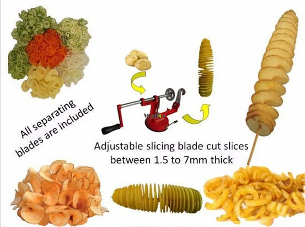 Kitновее Высококачественная ручная машина для картофеля из нержавеющей
