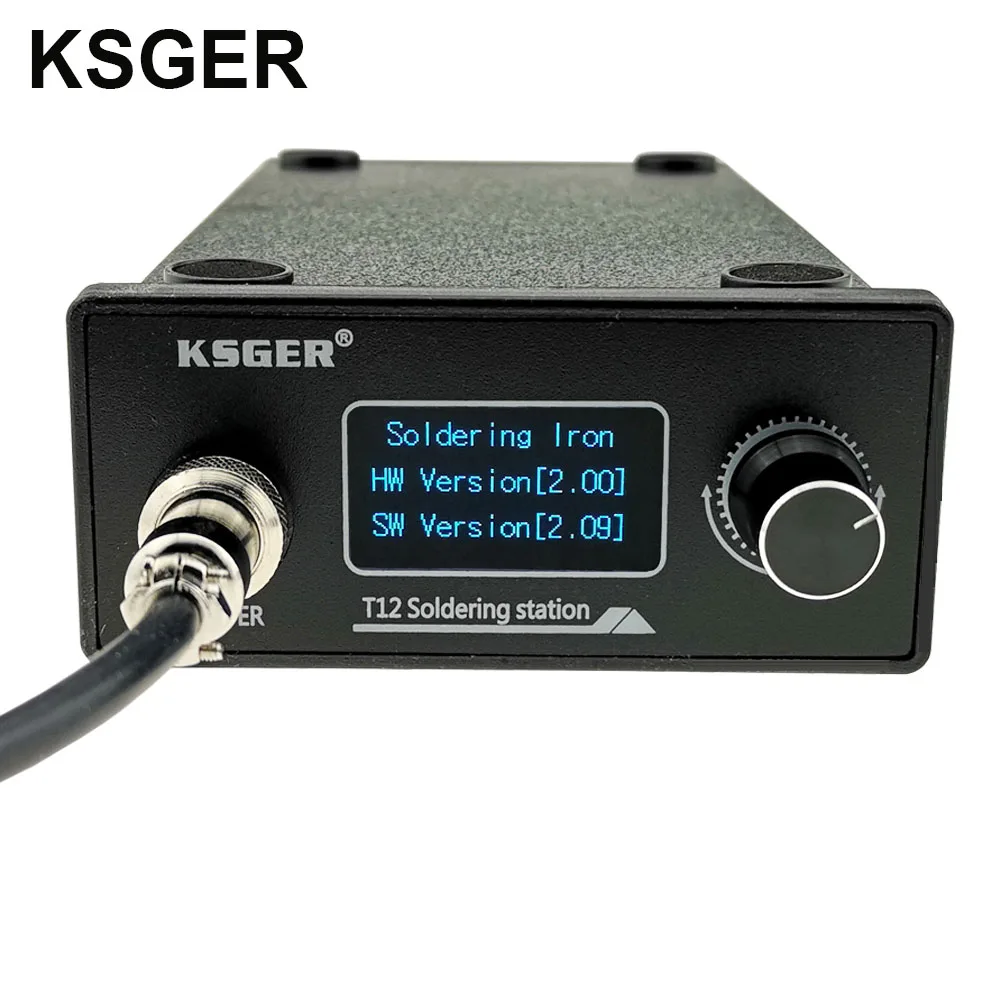 KSGER T12 паяльная станция DIY STM32 OLED V2.01 регулятор температуры насадки для