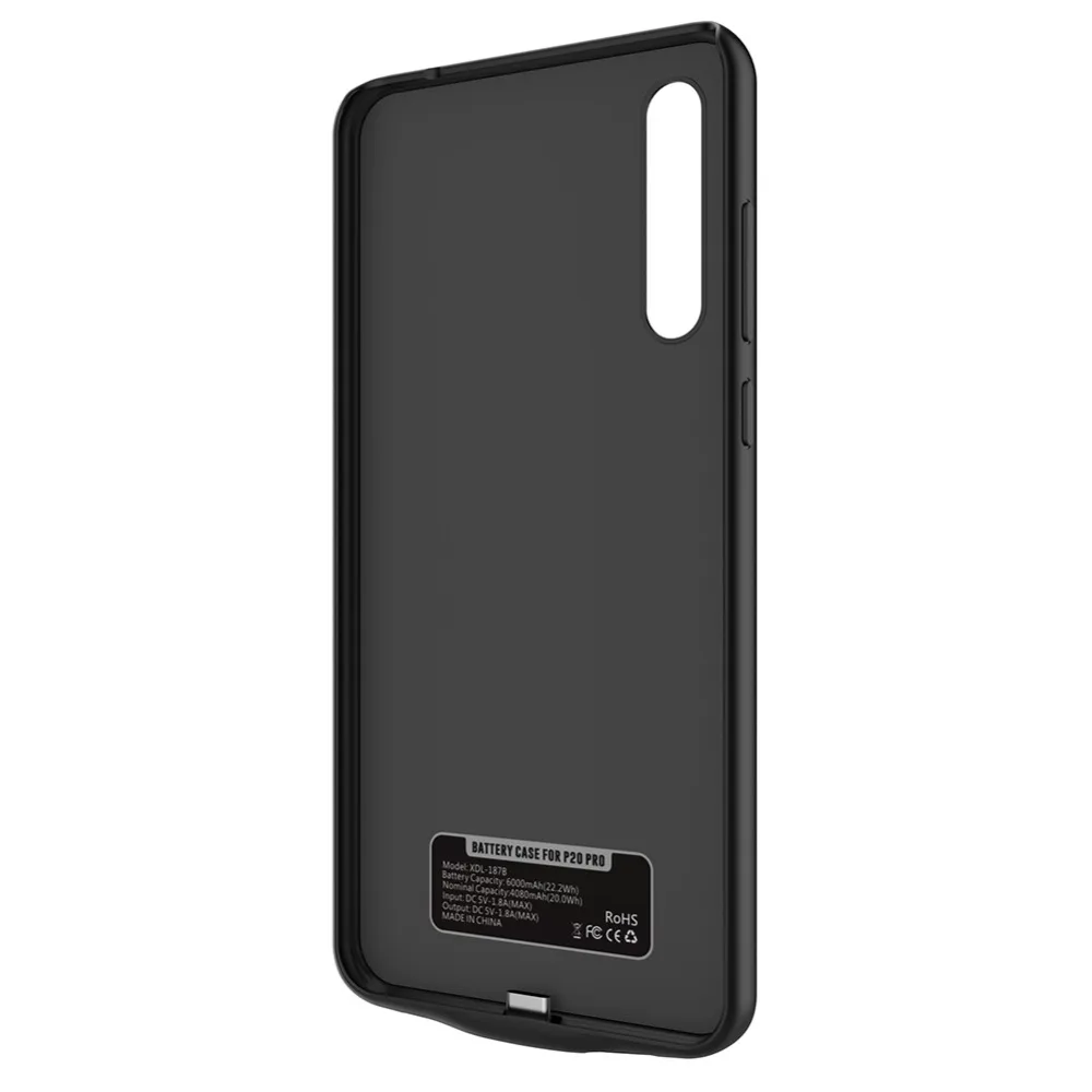 6000mAh Battery Charger Cases for Huawei P20 pro Rechargeable Power Bank Pack External Backup Extra Funda Cargador | Мобильные