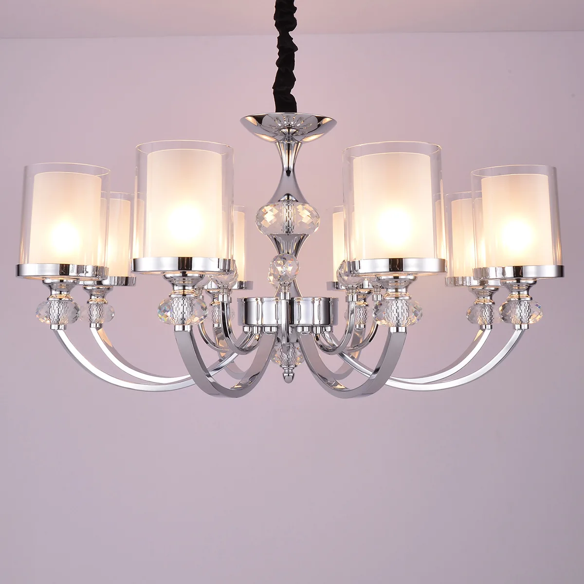 Beste (EICEO) Crystal Droplight Hedendaagse Gecontracteerd Lamp Slaapkamer Lampen Lantaarns Ijzer LED Droplight Woonkamer LED Hanglamp