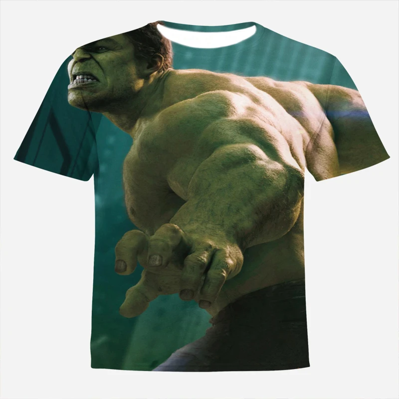 Уличная одежда с мотивами из аниме халк 3 d печать Мстители alliance a comic book hero boy harajuku