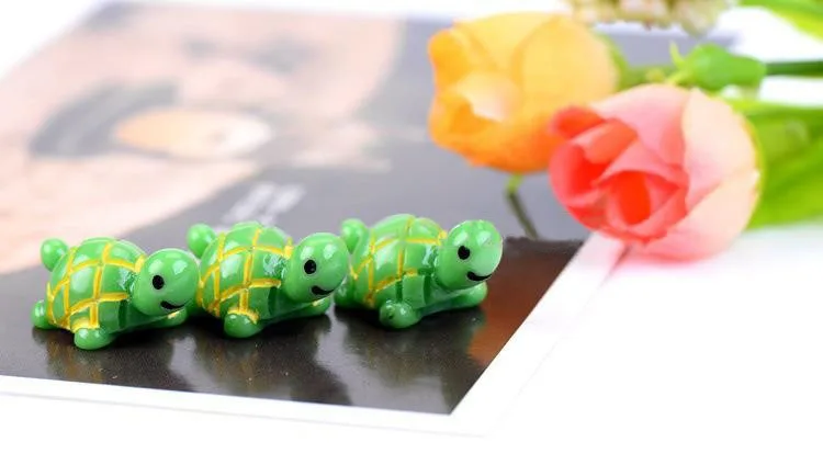 2 шт. черепаха ремесленные изделия украшения миниатюрюра микро пейзаж симулятор