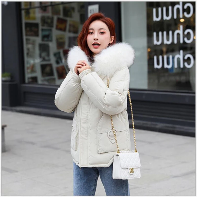 

Winter jacket women Hooded Short Cotton wadded coat Casual Warm Women parka Fashion Outerwear casaco feminino inverno 172