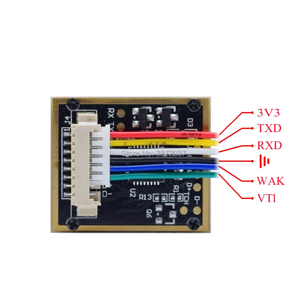 

5pcs/lot AS608 Optical Fingerprint Reader Sensor Module For Arduino UNO MSP430 51AVR Locks Serial Communication Interface